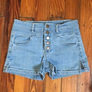 Denim shorts